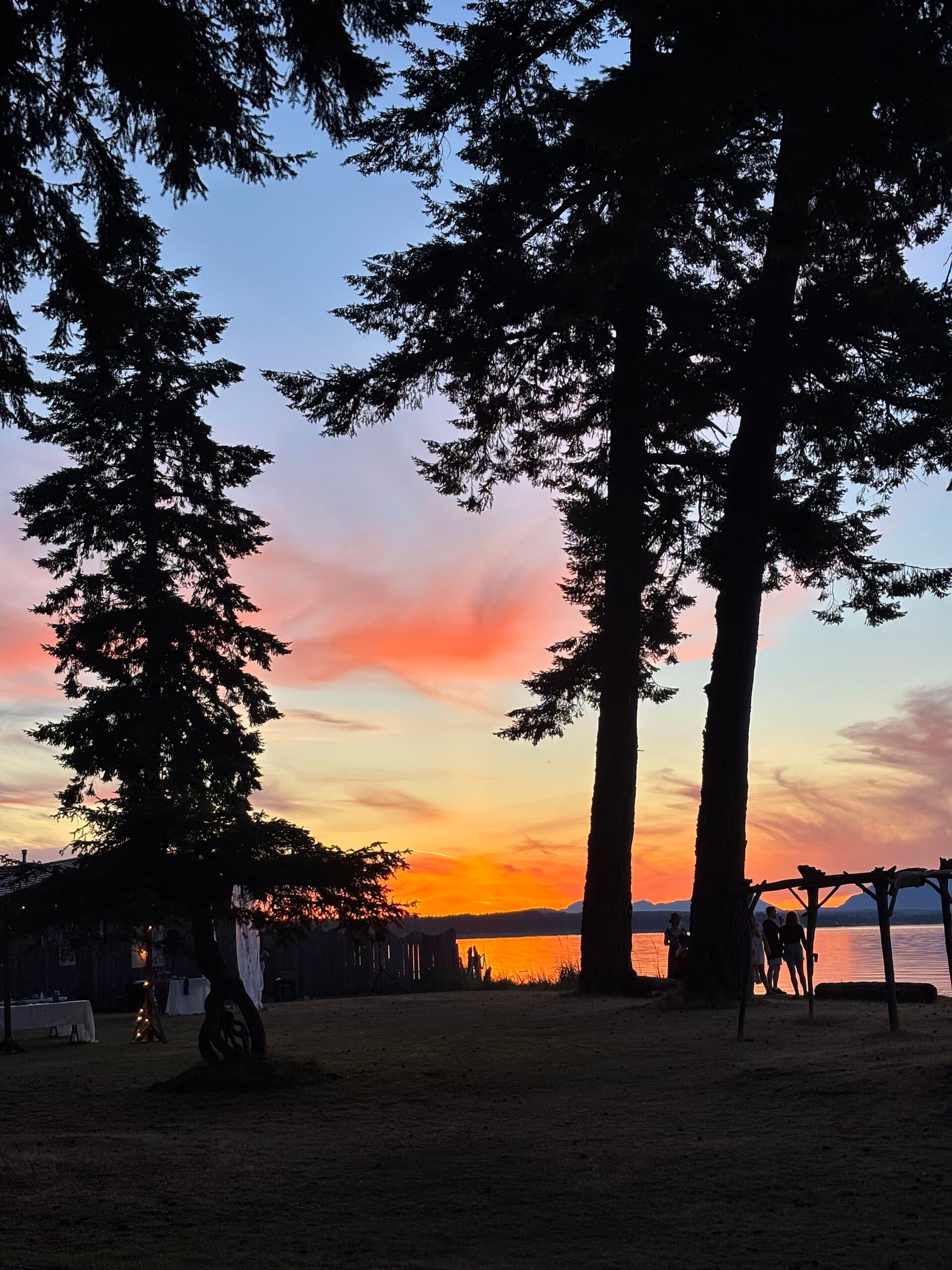 Outdoor event venue with Pacific views