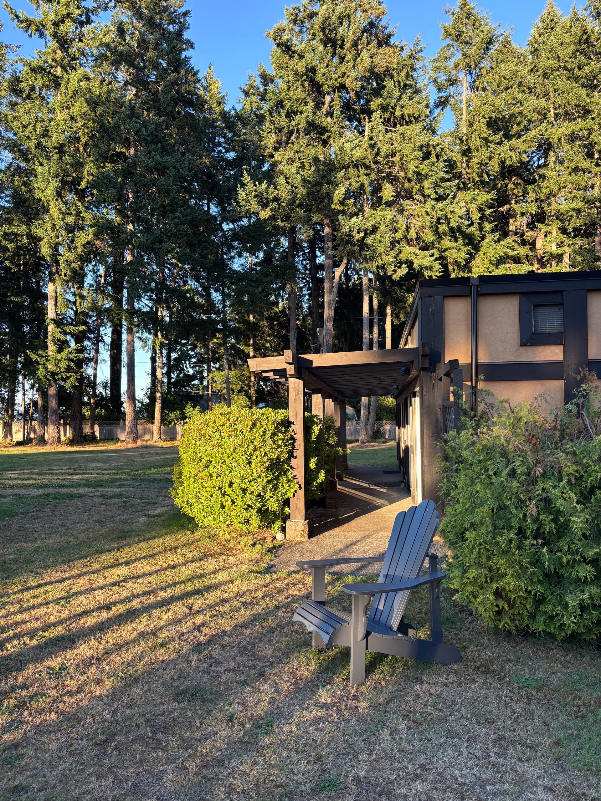 Scenic overlook of the ocean from resort grounds