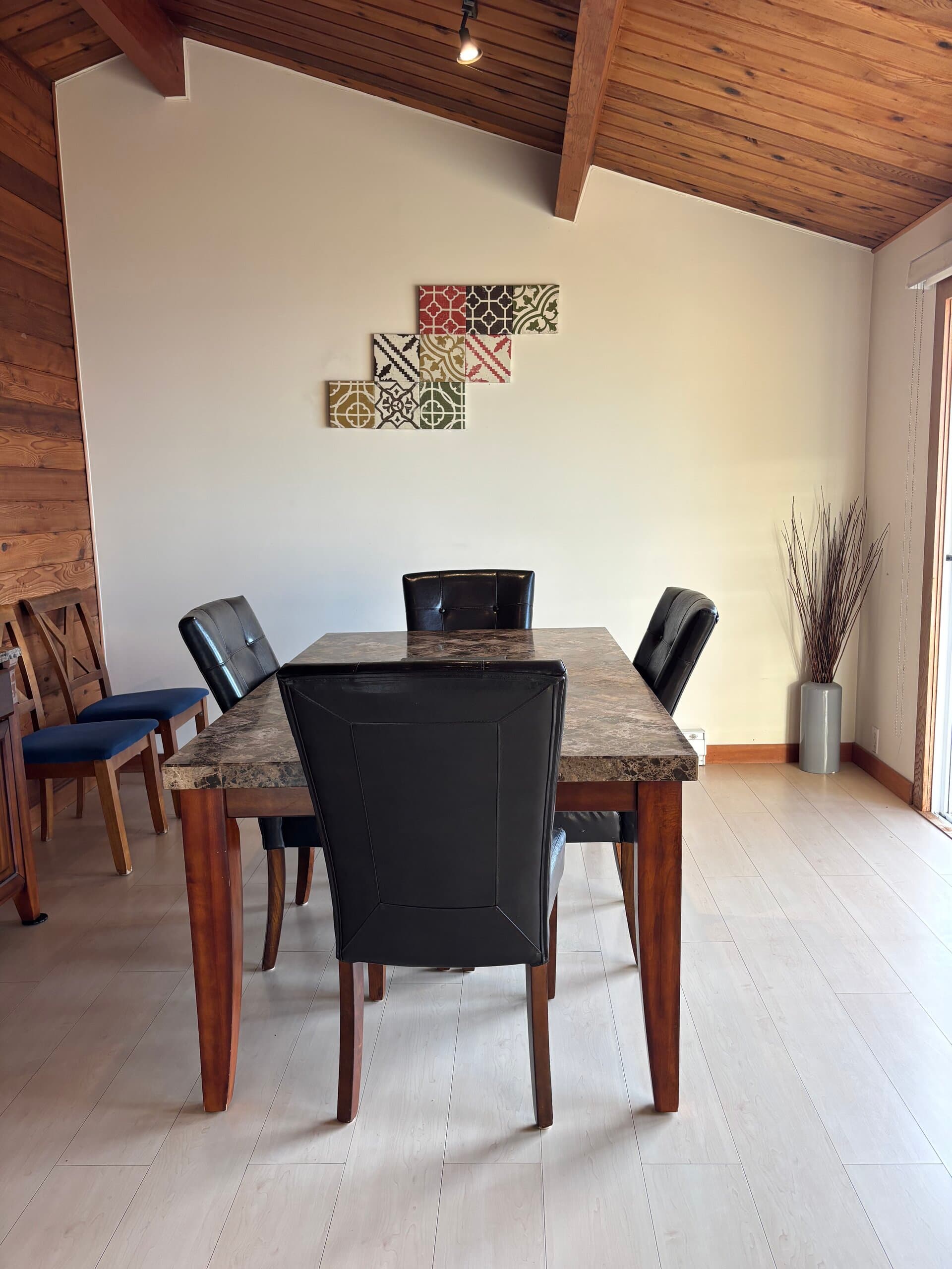 Interior detail of the Ocean House living space